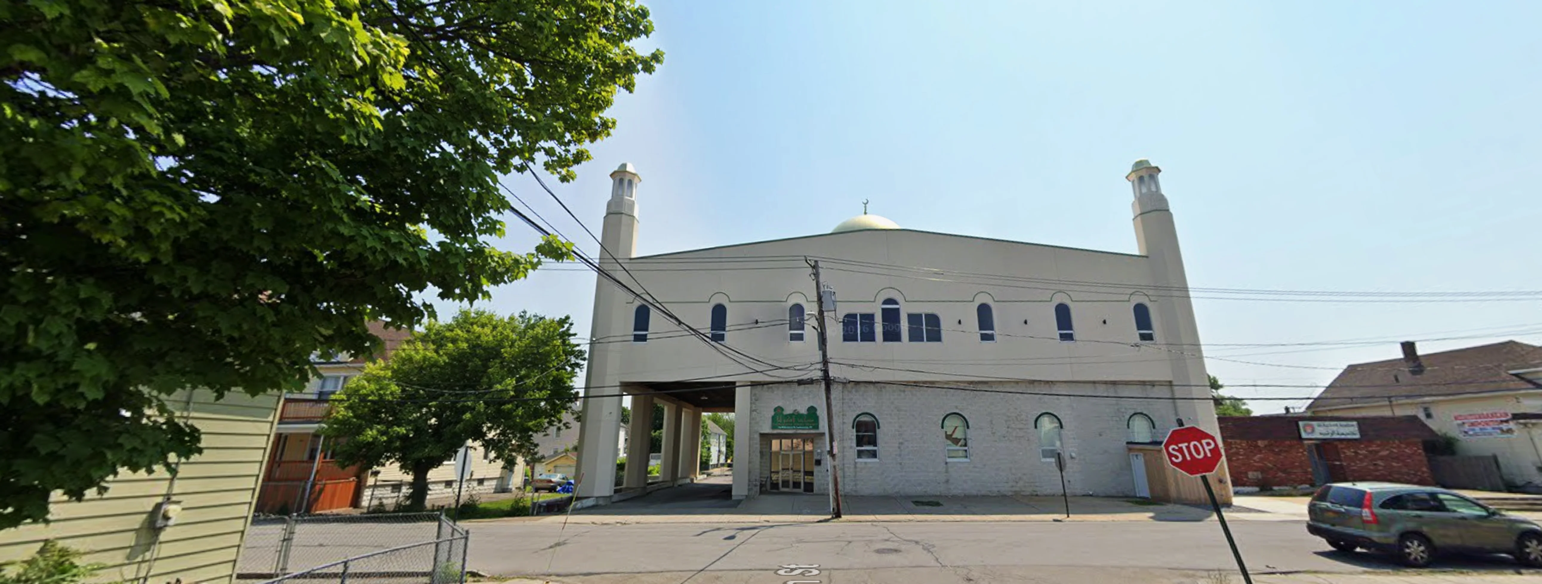 Exterior view of Lackawanna Islamic Mosque Lackawanna building